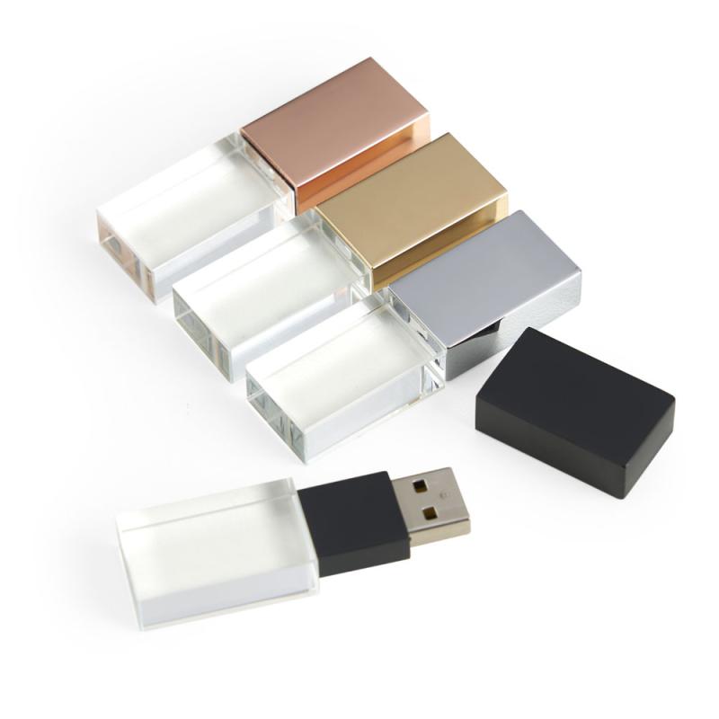 PEN DRIVE VIDRO 4GB/8GB/16GB/32GB/64GB