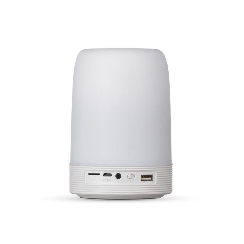 CAIXA DE SOM MULTIMÍDIA COM PORTA CANETA E LUMINÁRIA