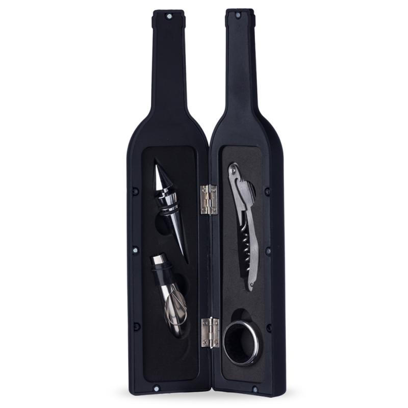 KIT VINHO GARRAFA 4 PEÇAS 