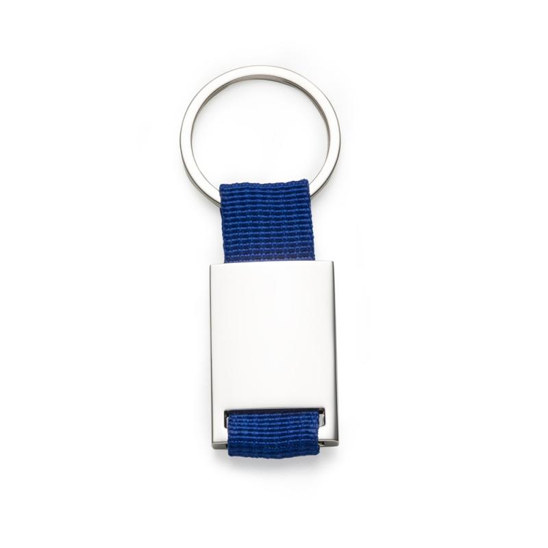 CHAVEIRO DE METAL COM DETALHE COLORIDO EM NYLON