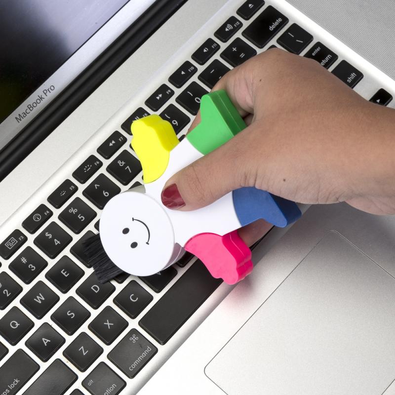 MARCA TEXTO BONECO COM LIMPADOR DE TELA E TECLADO
