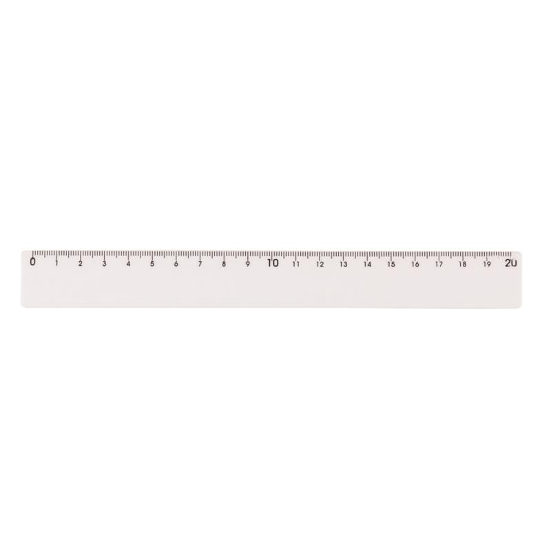 RÉGUA PLÁSTICA 20CM VÁRIAS CORES