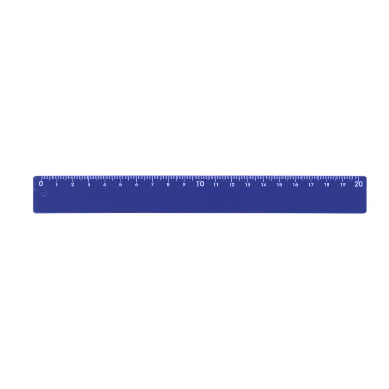 RÉGUA PLÁSTICA 20CM VÁRIAS CORES