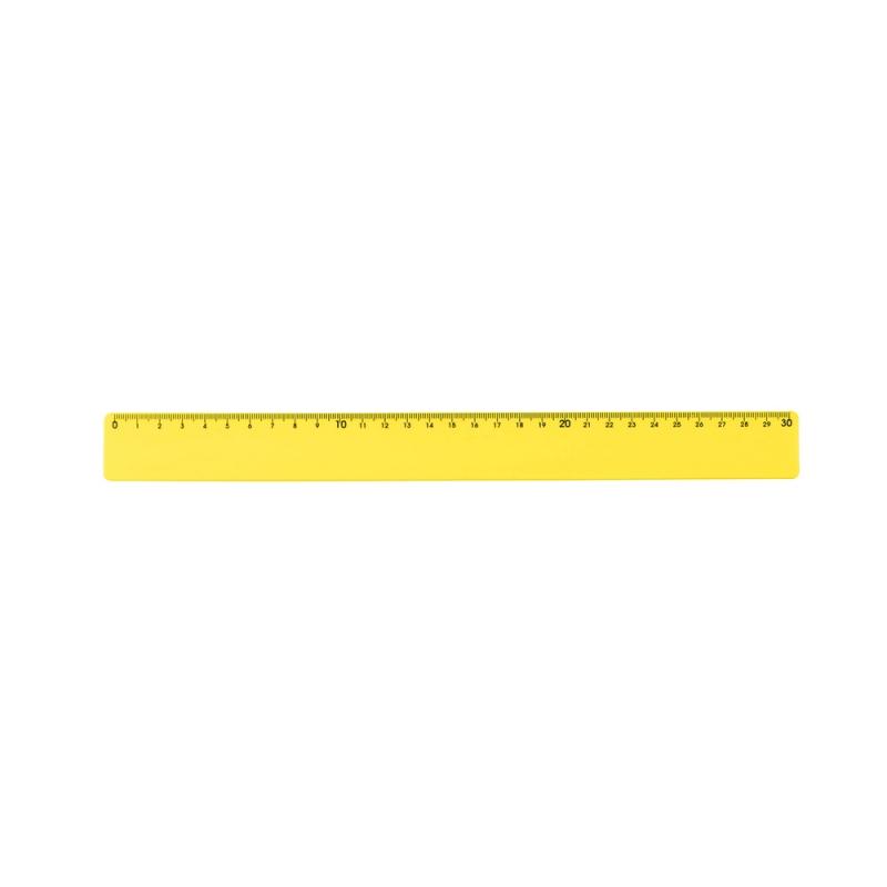 RÉGUA PLÁSTICA 30CM VÁRIAS CORES