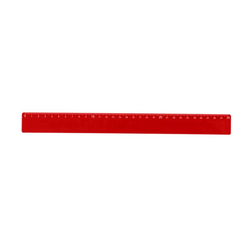 RÉGUA PLÁSTICA 30CM VÁRIAS CORES