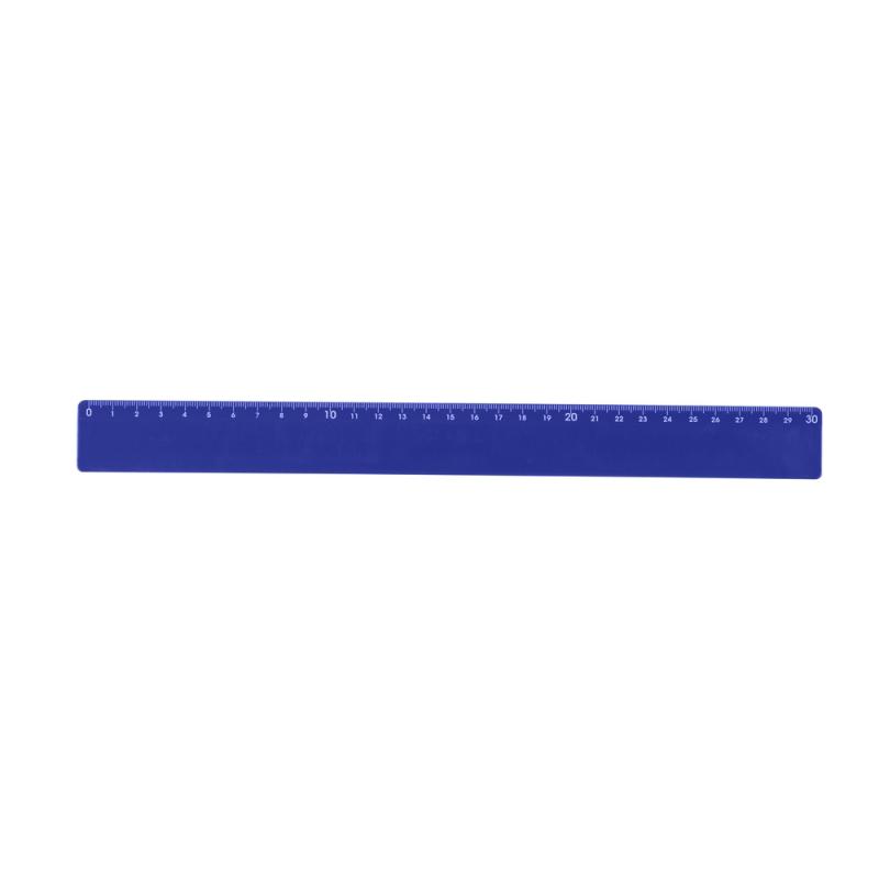 RÉGUA PLÁSTICA 30CM VÁRIAS CORES
